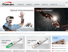 Tablet Screenshot of gigalight.com